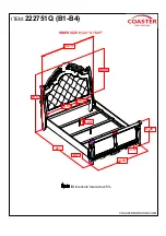 Preview for 6 page of Coaster 222751Q Assembly Instructions Manual