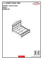 Preview for 6 page of Coaster 222871Q Assembly Instructions Manual