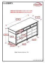 Preview for 5 page of Coaster 222873 Assembly Instructions