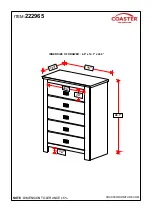 Preview for 3 page of Coaster 222965 Assembly Instructions