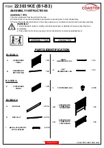 Preview for 2 page of Coaster 223031KE Assembly Instructions Manual