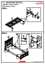 Preview for 5 page of Coaster 223031KE Assembly Instructions Manual