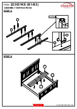 Preview for 6 page of Coaster 223031KE Assembly Instructions Manual