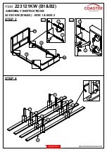 Предварительный просмотр 5 страницы Coaster 223121KW Assembly Instructions Manual