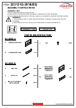 Preview for 2 page of Coaster 223121Q Assembly Instructions Manual