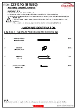 Preview for 3 page of Coaster 223121Q Assembly Instructions Manual