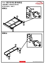 Preview for 4 page of Coaster 223121Q Assembly Instructions Manual