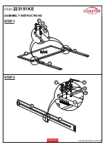 Preview for 4 page of Coaster 223151KE Assembly Instructions Manual