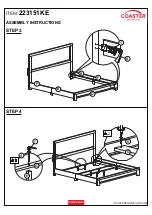 Preview for 5 page of Coaster 223151KE Assembly Instructions Manual