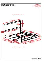 Preview for 7 page of Coaster 223151KE Assembly Instructions Manual