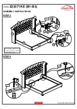 Preview for 5 page of Coaster 223371KE Assembly Instructions Manual