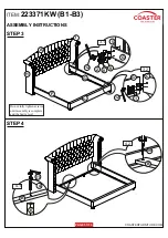 Preview for 5 page of Coaster 223371KW Assembly Instructions Manual