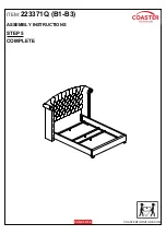 Preview for 6 page of Coaster 223371Q Assembly Instructions Manual