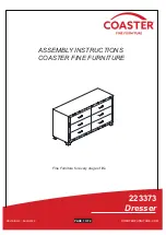 Coaster 223373 Assembly Instructions preview