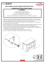 Preview for 4 page of Coaster 223373 Assembly Instructions