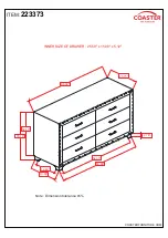 Preview for 5 page of Coaster 223373 Assembly Instructions