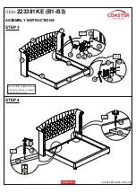 Preview for 5 page of Coaster 223381KE Assembly Instructions Manual