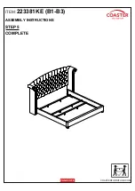 Preview for 6 page of Coaster 223381KE Assembly Instructions Manual