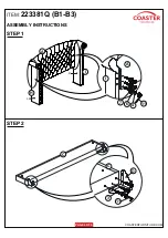 Preview for 4 page of Coaster 223381Q Assembly Instructions Manual