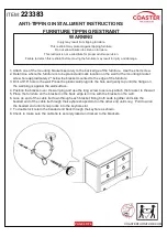 Preview for 4 page of Coaster 223383 Assembly Instructions