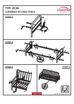 Preview for 3 page of Coaster 2334 Assembly Instructions