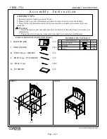 Preview for 3 page of Coaster 2734 Assembly Instruction