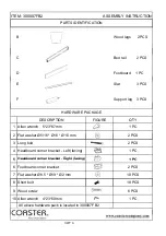 Preview for 3 page of Coaster 300007FULL Assembly Instructions