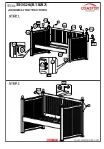 Preview for 3 page of Coaster 300026 Assembly Instructions Manual