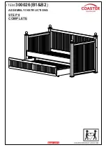 Preview for 6 page of Coaster 300026 Assembly Instructions Manual