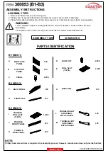 Preview for 2 page of Coaster 300053 B1 Assembly Instructions Manual