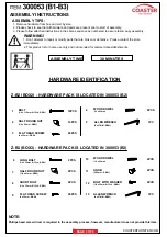 Preview for 3 page of Coaster 300053 B1 Assembly Instructions Manual