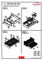 Preview for 5 page of Coaster 300106 B1 Assembly Instructions Manual