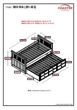 Preview for 6 page of Coaster 300106 B1 Assembly Instructions Manual