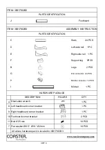 Preview for 3 page of Coaster 300170Q Assembly Instructions