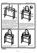 Preview for 3 page of Coaster 300180 Assembly Instruction