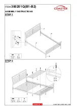 Preview for 3 page of Coaster 300201Q Assembly Instructions