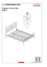 Preview for 4 page of Coaster 300201Q Assembly Instructions