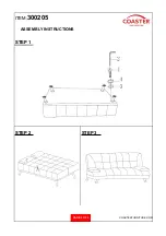 Preview for 3 page of Coaster 300205 Assembly Instructions