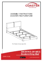 Coaster 300261KE Assembly Instructions preview