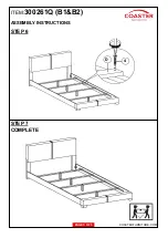 Предварительный просмотр 5 страницы Coaster 300261Q Assembly Instructions