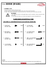 Preview for 3 page of Coaster 300509 Assembly Instructions Manual