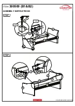 Preview for 4 page of Coaster 300509 Assembly Instructions Manual