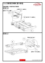 Предварительный просмотр 11 страницы Coaster 300523KW Assembly Instructions Manual