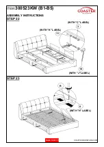 Предварительный просмотр 14 страницы Coaster 300523KW Assembly Instructions Manual