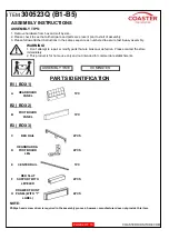 Preview for 2 page of Coaster 300523Q Assembly Instructions Manual