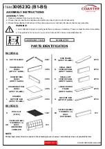 Preview for 3 page of Coaster 300523Q Assembly Instructions Manual