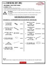 Preview for 4 page of Coaster 300523Q Assembly Instructions Manual