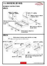 Preview for 6 page of Coaster 300523Q Assembly Instructions Manual