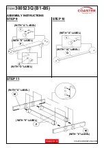 Preview for 8 page of Coaster 300523Q Assembly Instructions Manual