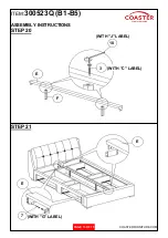 Preview for 13 page of Coaster 300523Q Assembly Instructions Manual